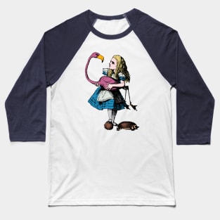 Alice Plays Croquet Baseball T-Shirt